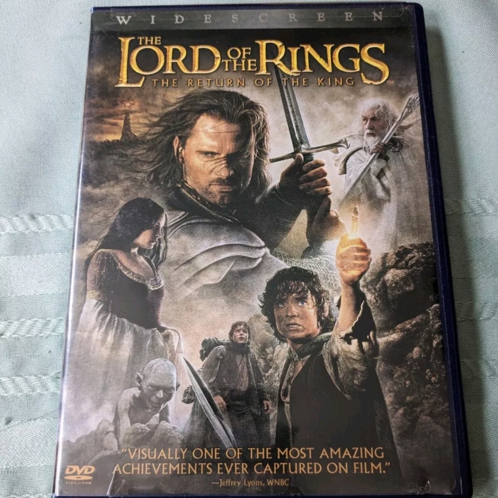 The Lord of the Rings 3: The Return of the King (2 Disc Widescreen DVD, 2003)